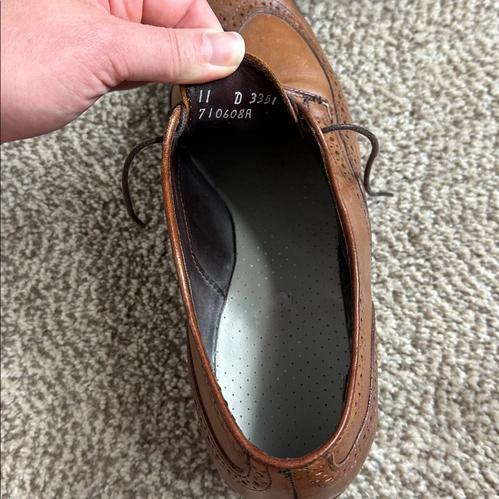 Allen Edmonds Brown Leather Oxfords